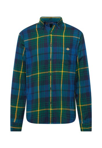 GANT Camicia  navy / blu scuro / giallo / verde scuro