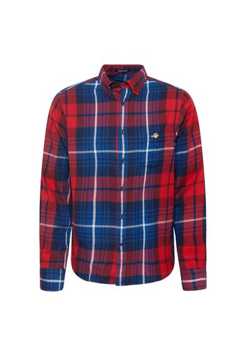 GANT Camicia  blu / grigio chiaro / rosso