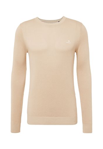 GANT Pullover  sabbia / bianco