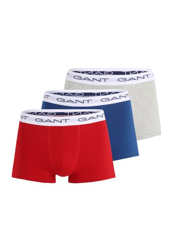 GANT Boxer  blu / grigio / rosso sangue / bianco