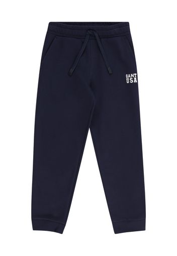 GANT Pantaloni  navy / bianco