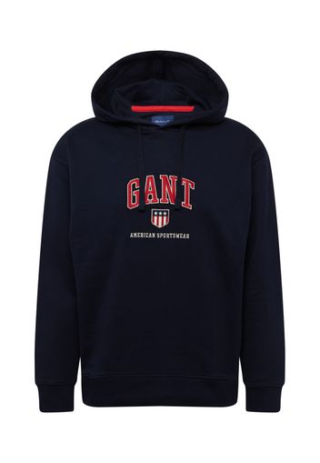 GANT Felpa  navy / rosso / bianco