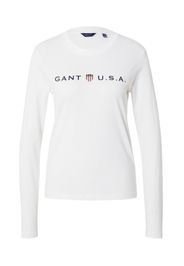 GANT Maglietta  blu scuro / bianco