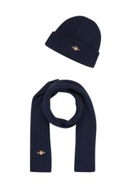 GANT Berretto  navy / giallo oro / rosso fuoco / bianco