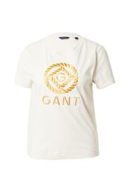 GANT Maglietta  crema / oro