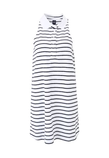 Gap Petite Abito 'TERRY'  bianco / navy