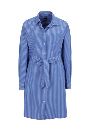 Gap Tall Abito camicia  blu / bianco