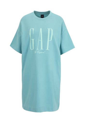 Gap Tall Abito  blu chiaro / bianco