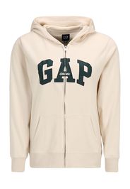 Gap Tall Giacca di felpa  crema / verde scuro / bianco