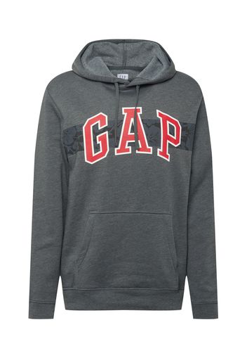 GAP Felpa  grigio scuro / rosso / bianco / nero / blu colomba