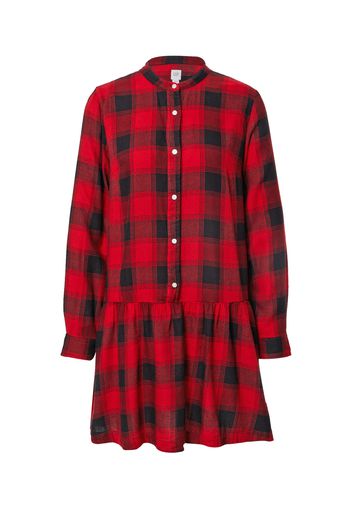 GAP Abito camicia  rosso / nero