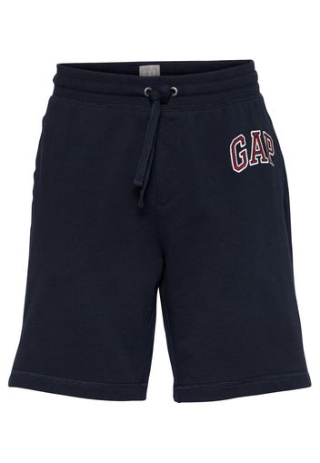 GAP Pantaloni 'ARCH'  navy / bianco / rosso fuoco