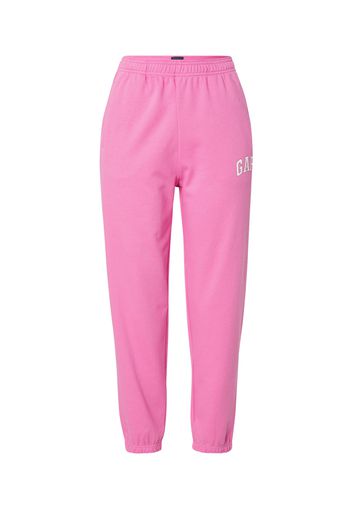 GAP Pantaloni  rosa / bianco