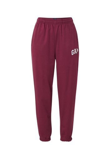 GAP Pantaloni  bacca / bianco