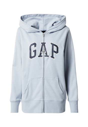 GAP Giacca di felpa  blu chiaro / bianco / navy