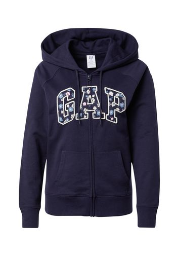 GAP Giacca di felpa  navy / bianco / blu colomba / rosa