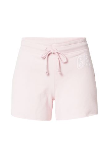 GAP Pantaloni  rosa / bianco