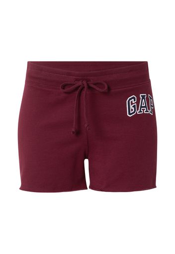 GAP Pantaloni  navy / rosso vino / bianco