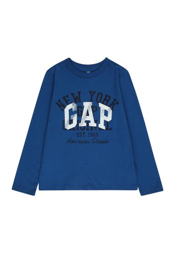 GAP Maglietta  blu reale / nero / bianco