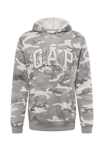 GAP Felpa 'HERITAGE'  grigio / grigio chiaro / bianco