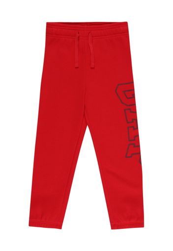 GAP Pantaloni  rosso / nero