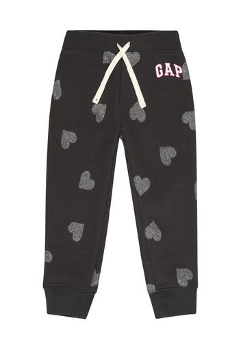 GAP Pantaloni  grigio argento / rosa / nero / bianco