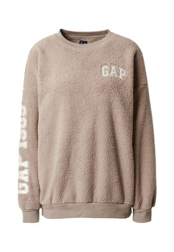 GAP Felpa  marrone chiaro / bianco