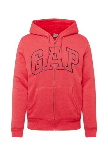 GAP Felpa  blu scuro / rosso sfumato