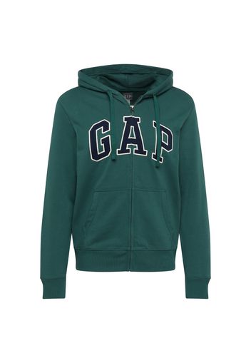 GAP Giacca di felpa  navy / verde scuro / bianco