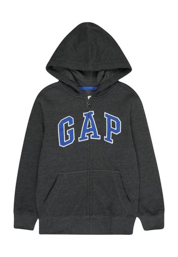 GAP Giacca di felpa  blu / grigio scuro / bianco