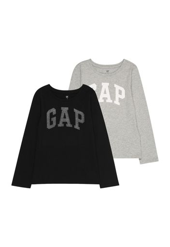 GAP Maglietta  grigio sfumato / nero / bianco