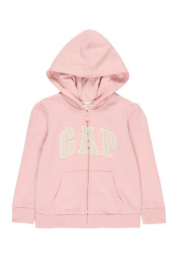 GAP Giacca di felpa  beige / rosa pastello