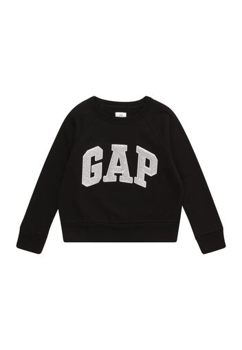 GAP Felpa  grigio argento / nero