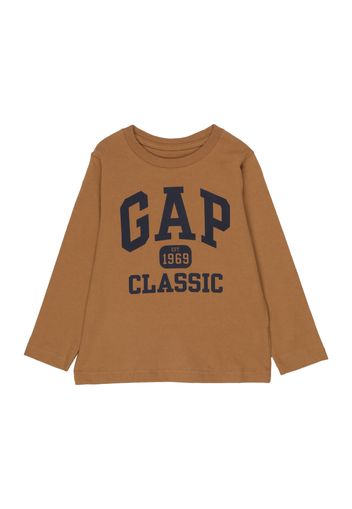 GAP Maglietta  blu notte / marrone