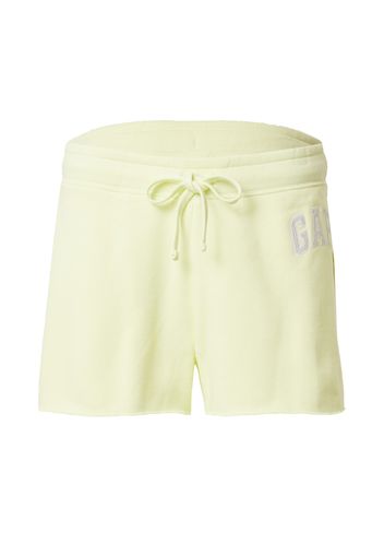 GAP Pantaloni  giallo limone / grigio / bianco