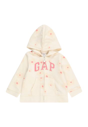 GAP Giacca di felpa  rosa chiaro / offwhite