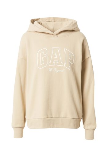 GAP Felpa  beige / bianco