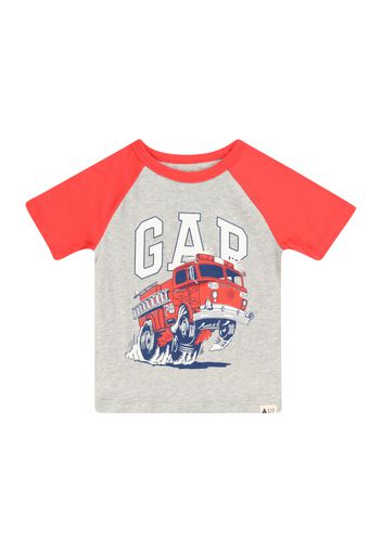 GAP Maglietta  blu / grigio sfumato / rosso / bianco