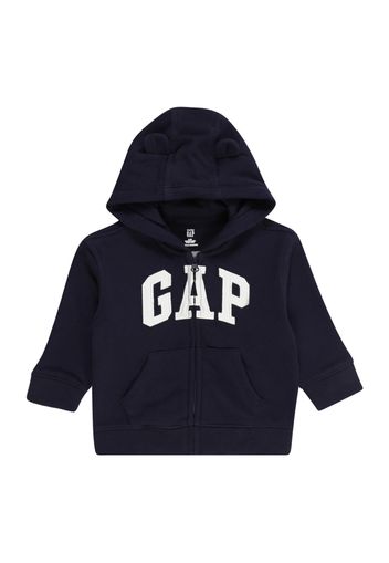 GAP Giacca di felpa  navy / bianco