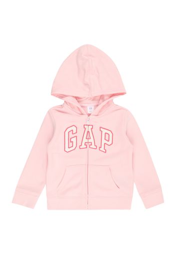 GAP Giacca di felpa  beige / rosa / rosa