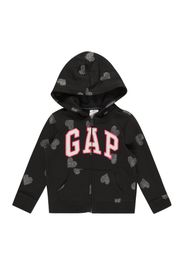 GAP Giacca di felpa  fucsia / nero / argento / bianco