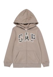 GAP Giacca di felpa  marrone chiaro / marrone scuro / talpa / bianco