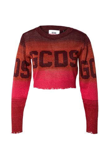 GCDS Pullover 'DEGRADE'  bacca / rosa / rosso