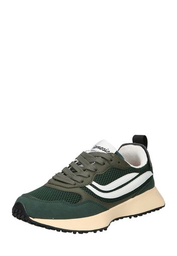 GENESIS Sneaker bassa 'Marathon'  verde scuro / bianco