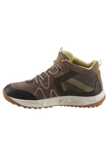 GEOX Sneaker alta  marrone / verde