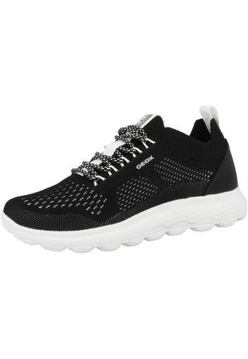 GEOX Sneaker bassa 'D Spherica A'  nero / bianco