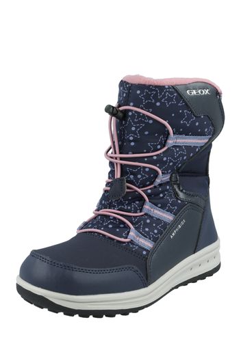 GEOX Boots da neve 'Roby'  navy / blu colomba / rosa chiaro