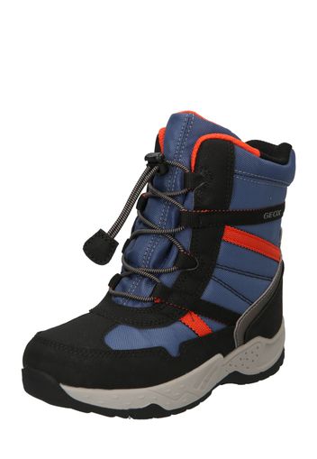 GEOX Boots da neve 'SENTIERO'  blu colomba / grigio / arancione neon / nero