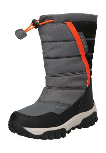 GEOX Boots da neve 'Himalaya'  grigio / arancione / nero