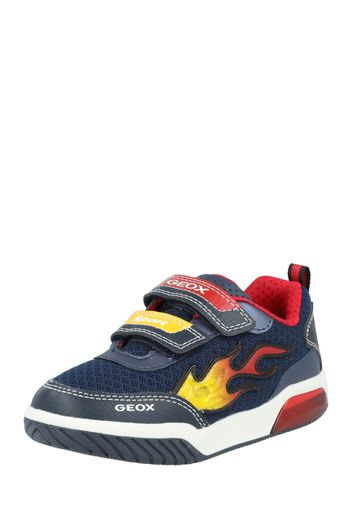 GEOX Sneaker  blu scuro / giallo / rosso / bianco